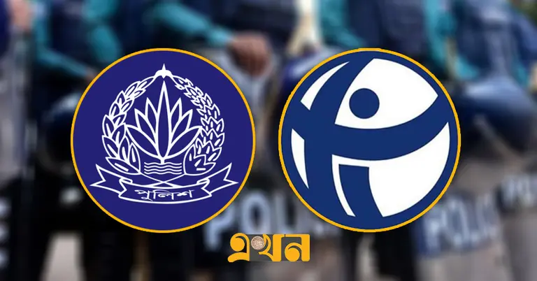 পুলিশ ও টিআইবির লোগো